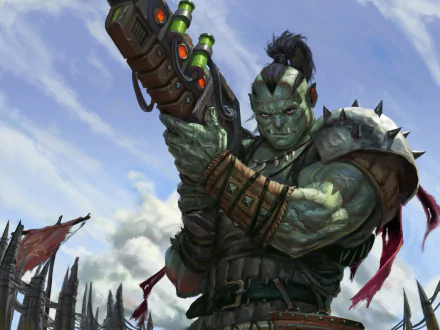 weapon warrior fantasy orc fantasy warrior HD Desktop Wallpaper | Background Image