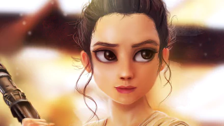 Jedi Rey (Star Wars) Sci Fi Star Wars HD Desktop Wallpaper | Background Image