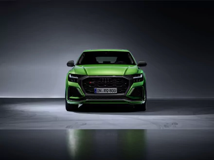 SUV green car car Audi vehicle Audi RS Q8 HD Desktop Wallpaper | Background Image