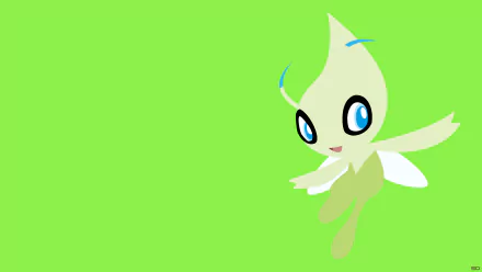 Celebi (Pokémon) video game Pokémon: Gold and Silver HD Desktop Wallpaper | Background Image