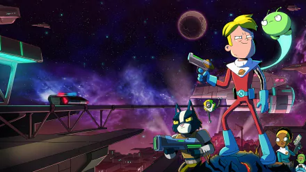 alien KVN (Final Space) Tribore (Final Space) Quinn Airgon Avocato (Final Space) Mooncake (Final Space) Gary Goodspeed TV Show Final Space HD Desktop Wallpaper | Background Image