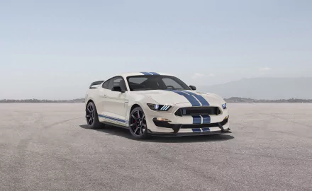 muscle car white car car Ford Ford Mustang Ford Mustang Shelby vehicle Ford Mustang Shelby GT350 HD Desktop Wallpaper | Background Image