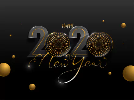 Happy New Year New Year holiday New Year 2020 HD Desktop Wallpaper | Background Image