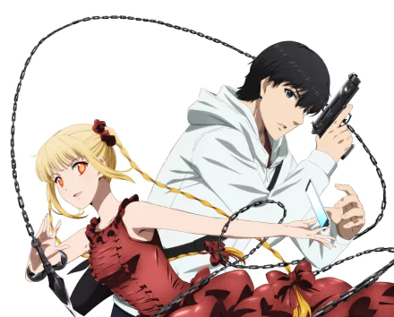 Kaname Sudou Shuka Karino Anime Darwin's Game HD Desktop Wallpaper | Background Image