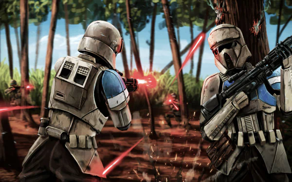  Coastal Defender Stormtroopers, better known as Shoretroopers by James Rinere