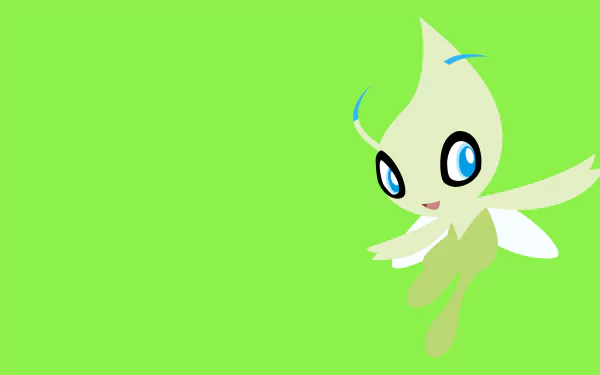 Celebi (Pokémon) video game Pokémon: Gold and Silver HD Desktop Wallpaper | Background Image
