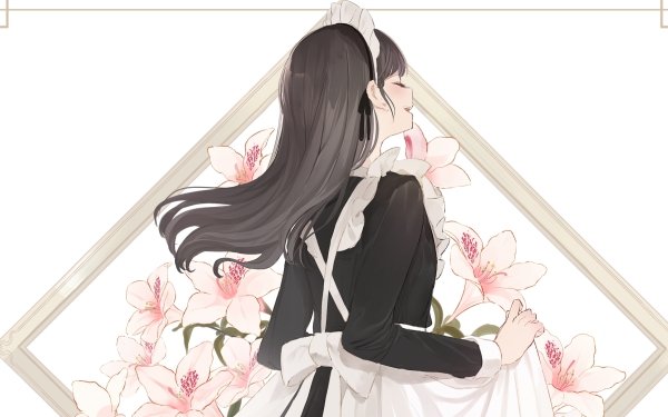 Anime Original Flower Maid HD Wallpaper | Background Image