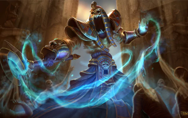  Hades Cursed Pharaoh Smite Skin by Andy Timm