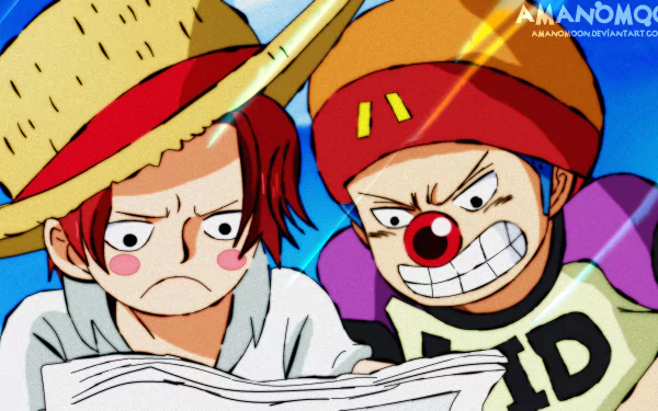 Buggy (One Piece) Shanks (One Piece) Anime One Piece HD Desktop Wallpaper | Background Image