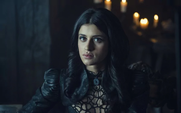 Anya Chalotra Yennefer of Vengerberg TV Show The Witcher HD Desktop Wallpaper | Background Image