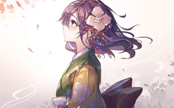 Hieda no Akyuu Anime Touhou HD Desktop Wallpaper | Background Image