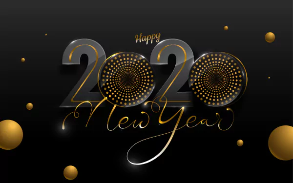 Happy New Year New Year holiday New Year 2020 HD Desktop Wallpaper | Background Image