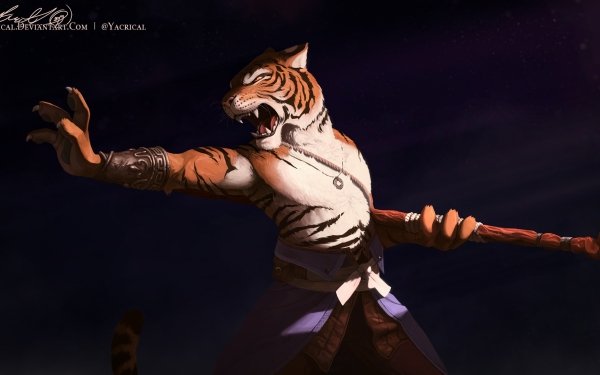 Fantasy Tiger Fantasy Animals HD Wallpaper | Background Image