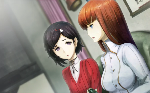 Kagari Shiina Kurisu Makise Anime Steins;Gate 0 HD Desktop Wallpaper | Background Image