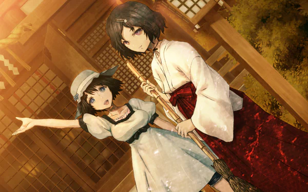 Ruka Urushibara Mayuri Shiina Anime Steins;Gate HD Desktop Wallpaper | Background Image