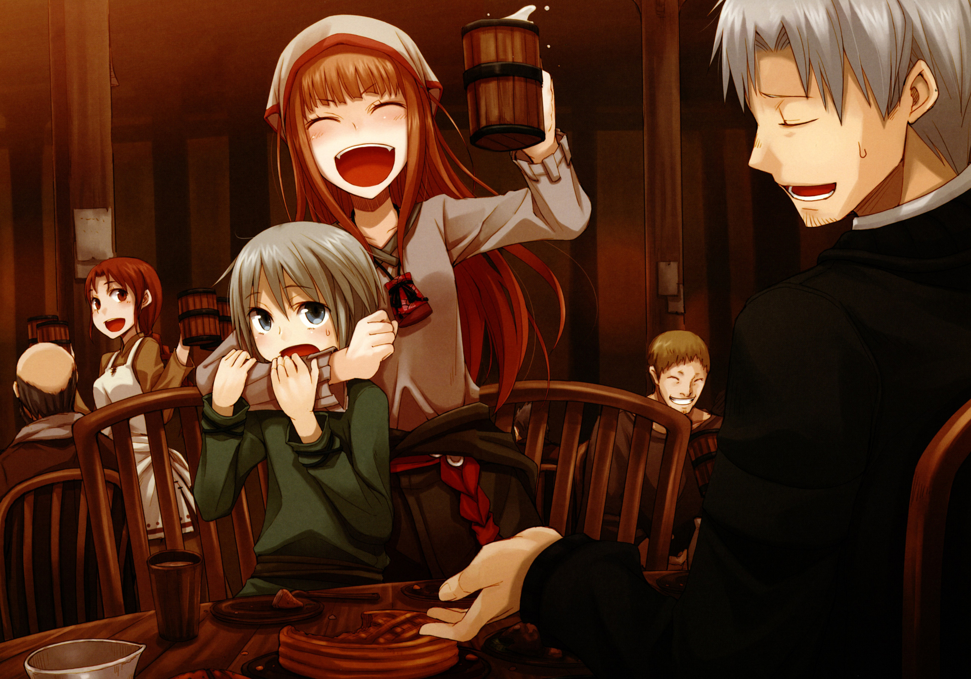 Anime Spice and Wolf HD Wallpaper | Background Image