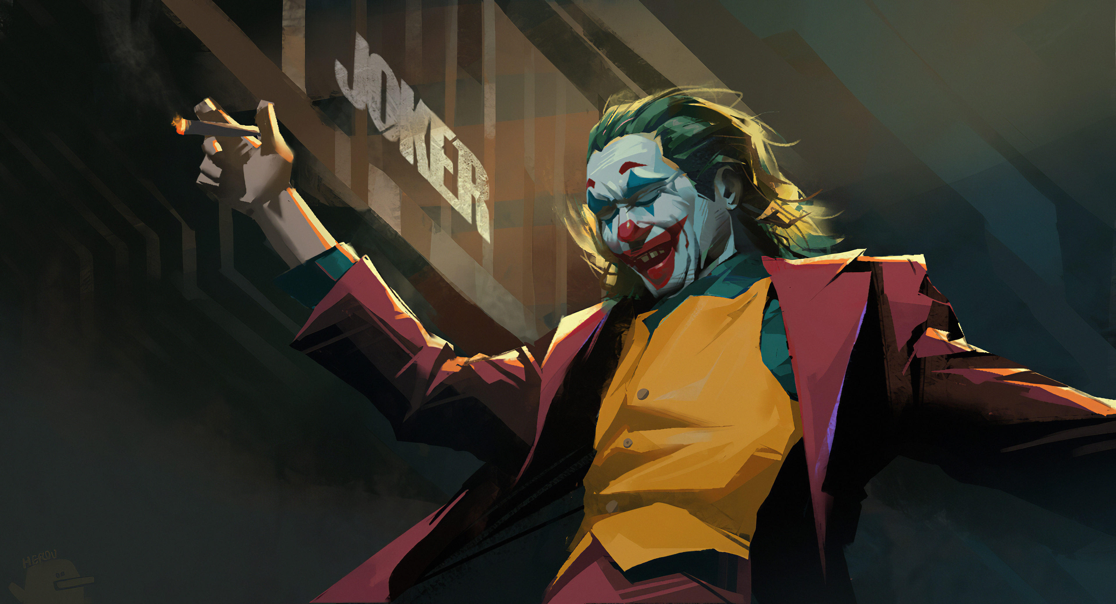 Download DC Comics Movie Joker HD Wallpaper by He rou