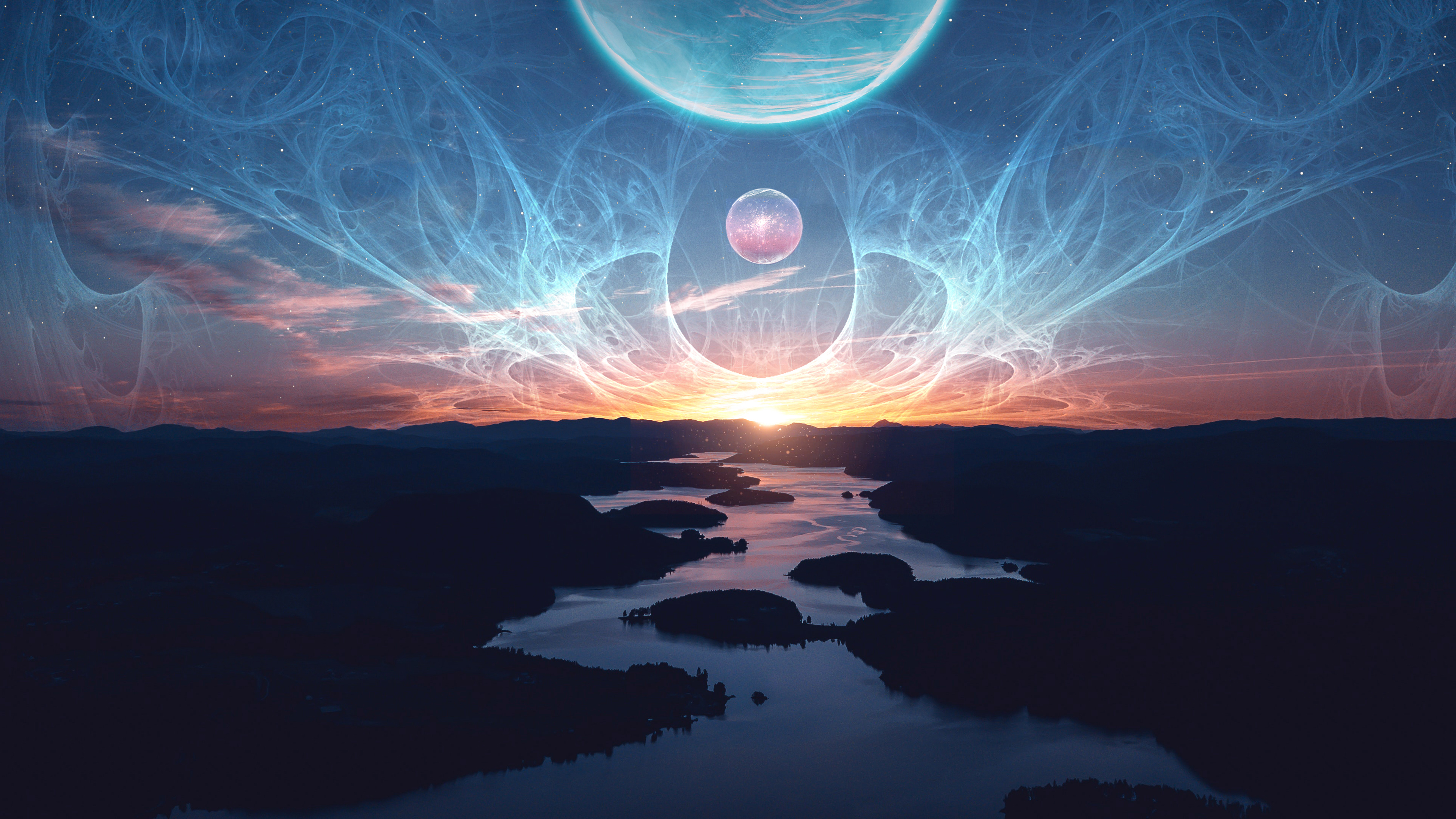 Download Sci Fi Landscape 4k Ultra HD Wallpaper