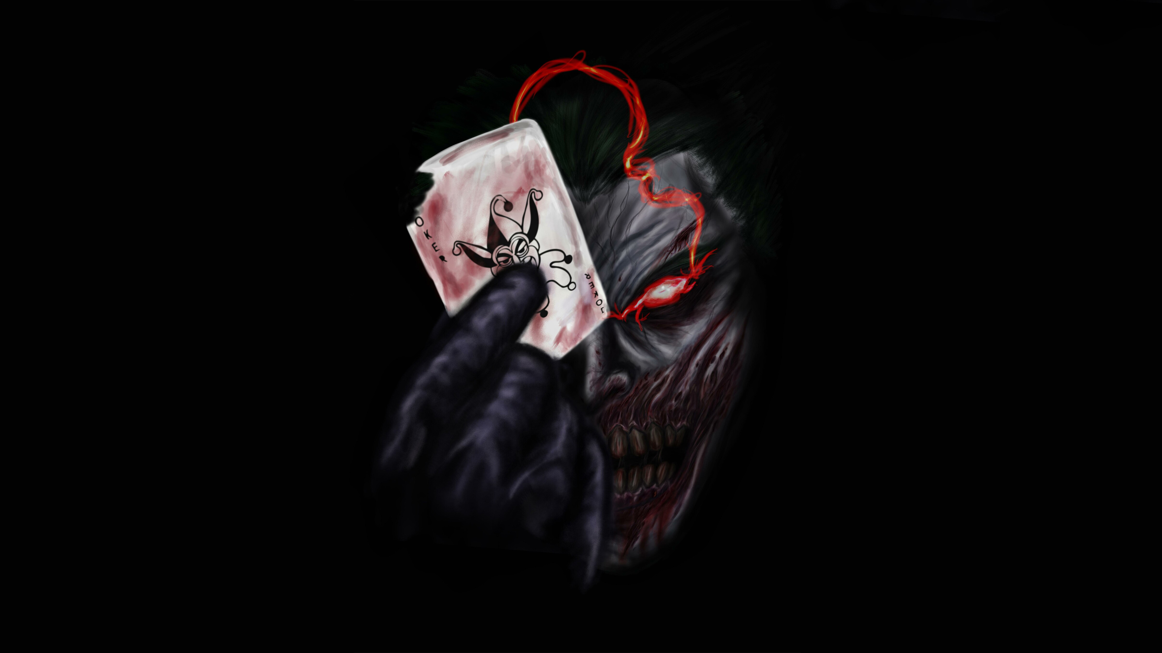 Joker 4k Ultra HD Wallpaper by Herber Crispin