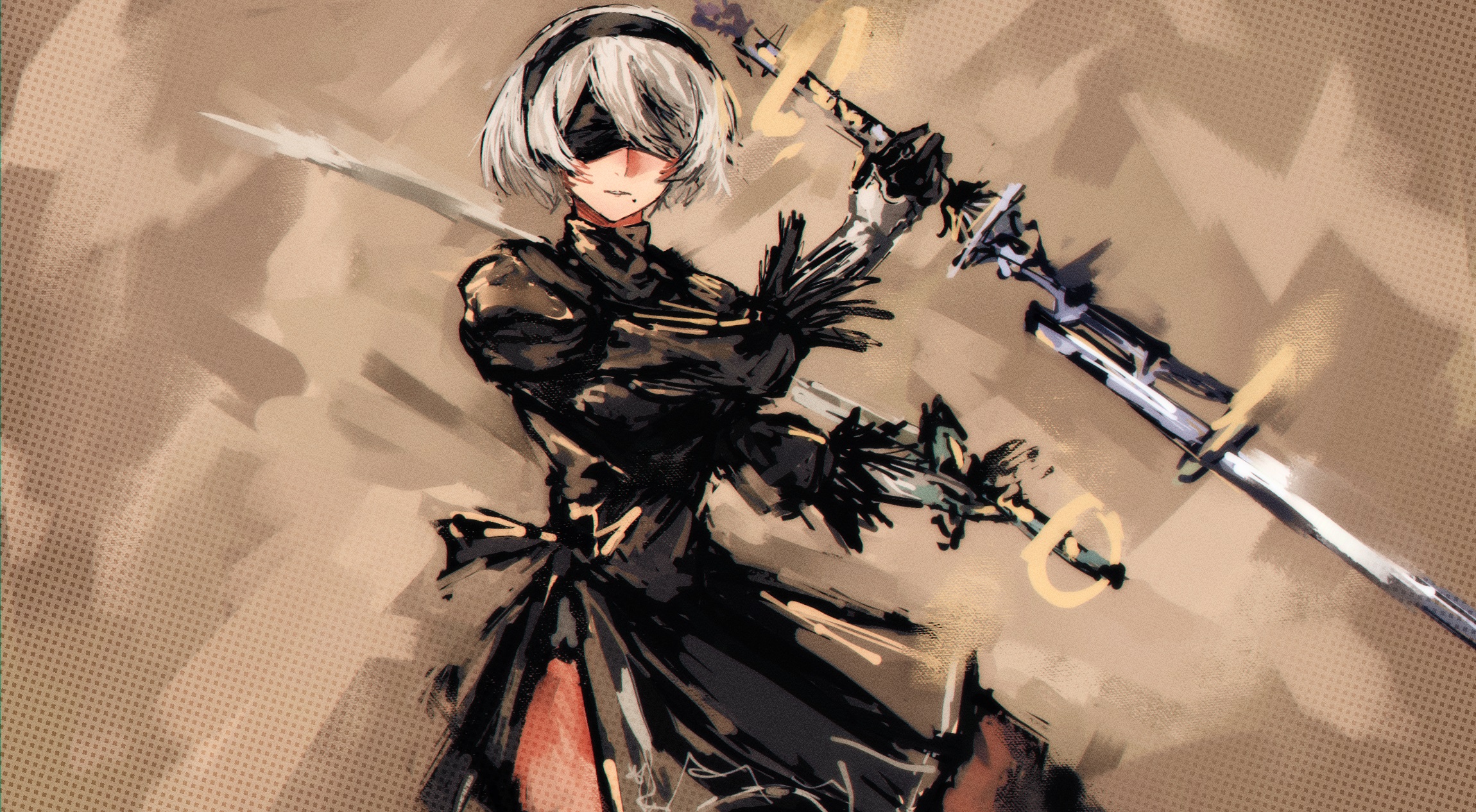 Nier Automata Hd Wallpaper Background Image 2300x1266 Id1067617 