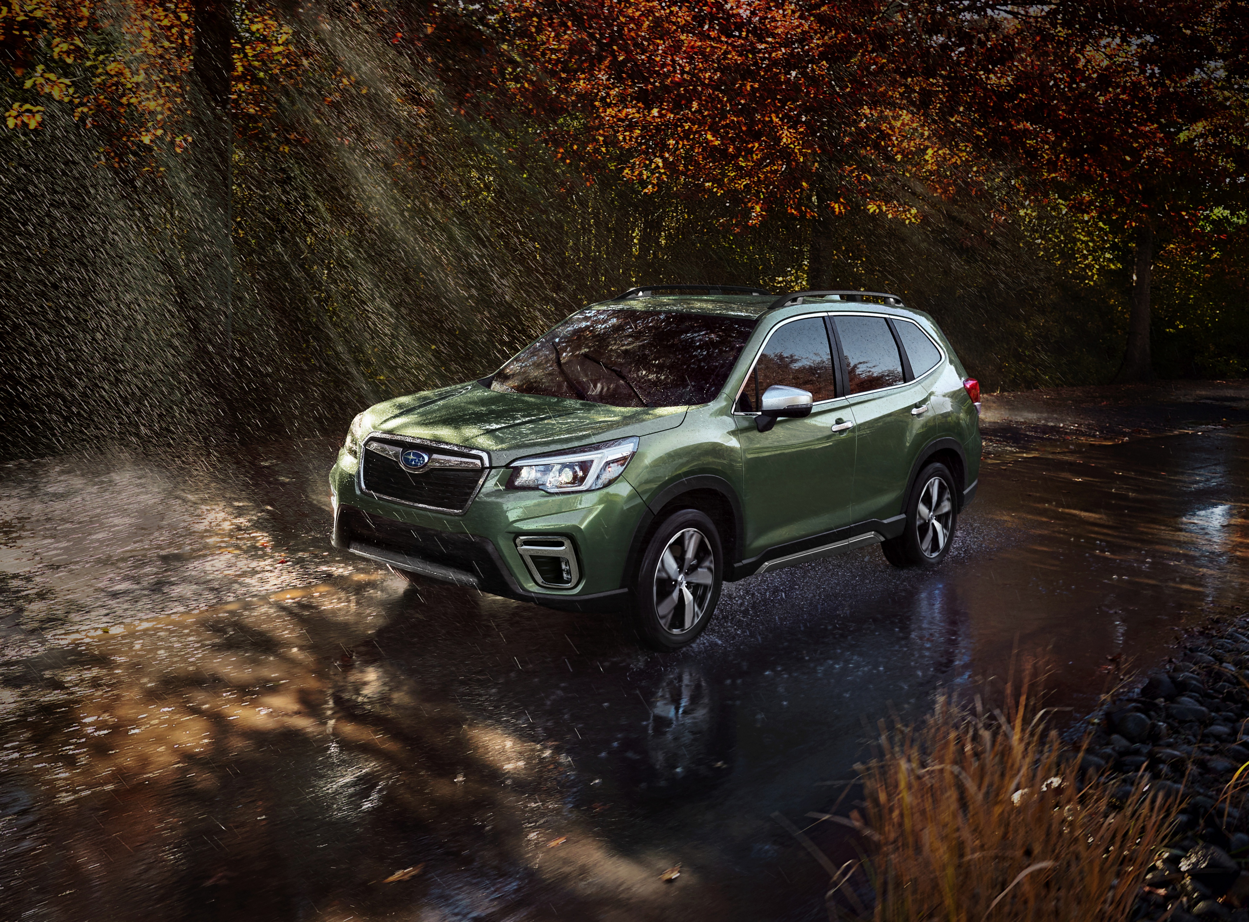 Download SUV Green Car Car Subaru Vehicle Subaru Forester 4k Ultra HD