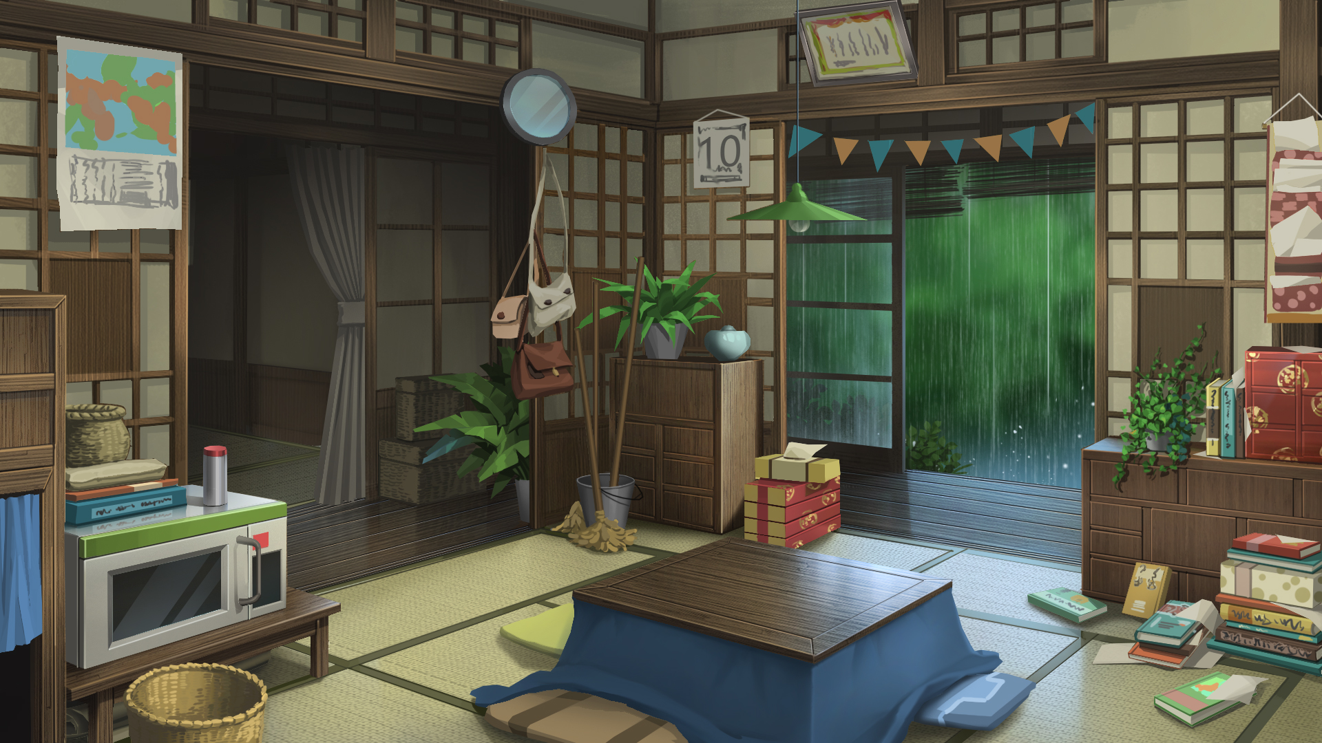 Anime Room HD Wallpaper by 行之LV