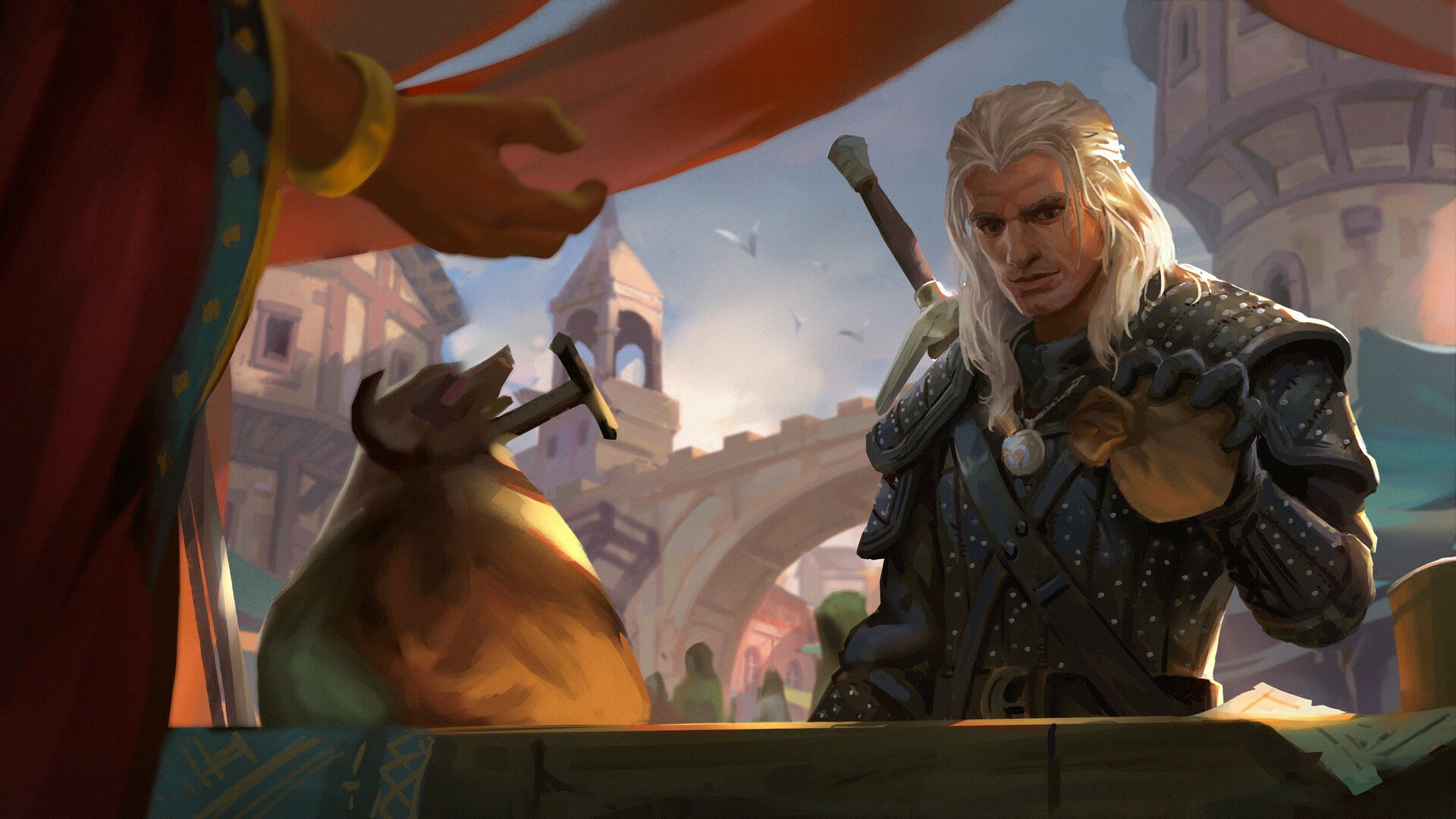Download Geralt Of Rivia TV Show The Witcher HD Wallpaper by Sha Jiang