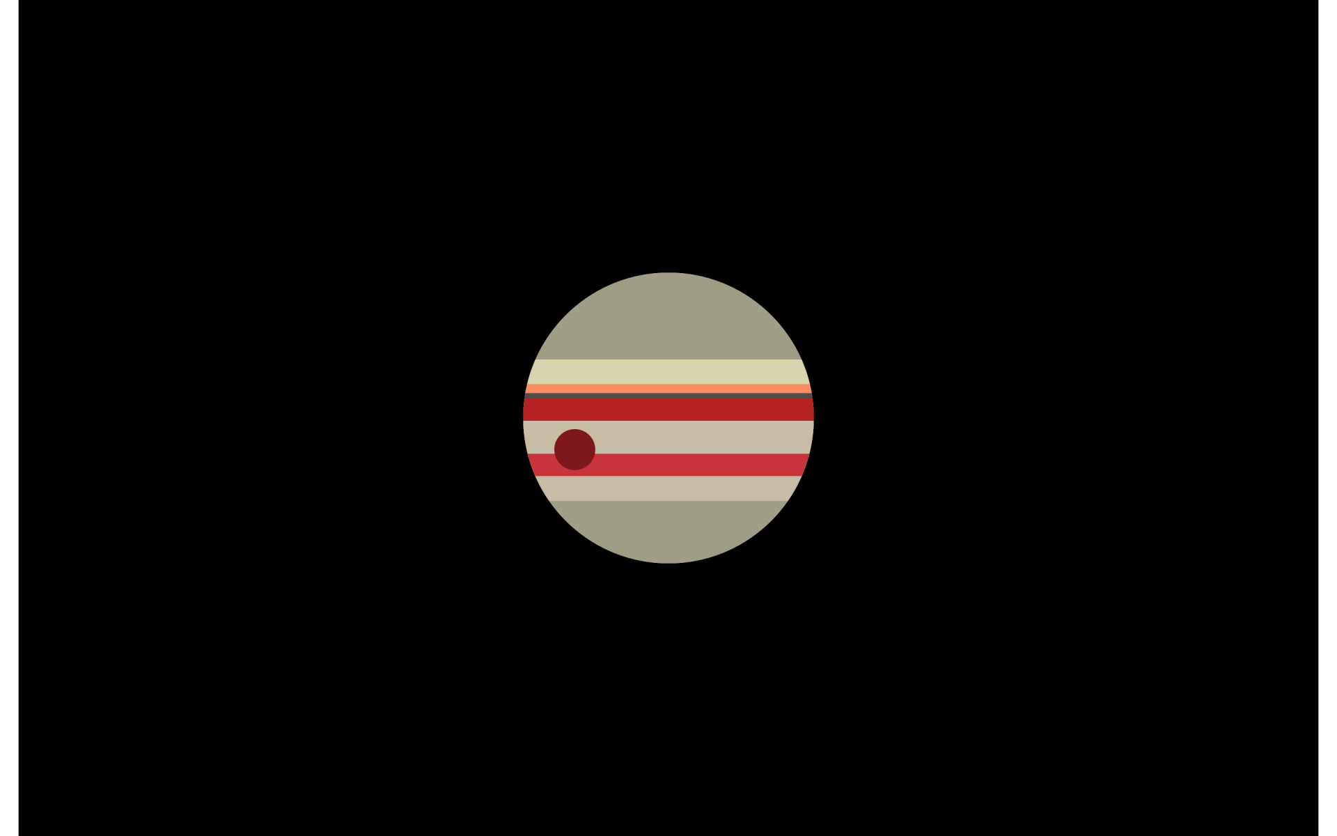 Download Minimalist Sci Fi Jupiter HD Wallpaper