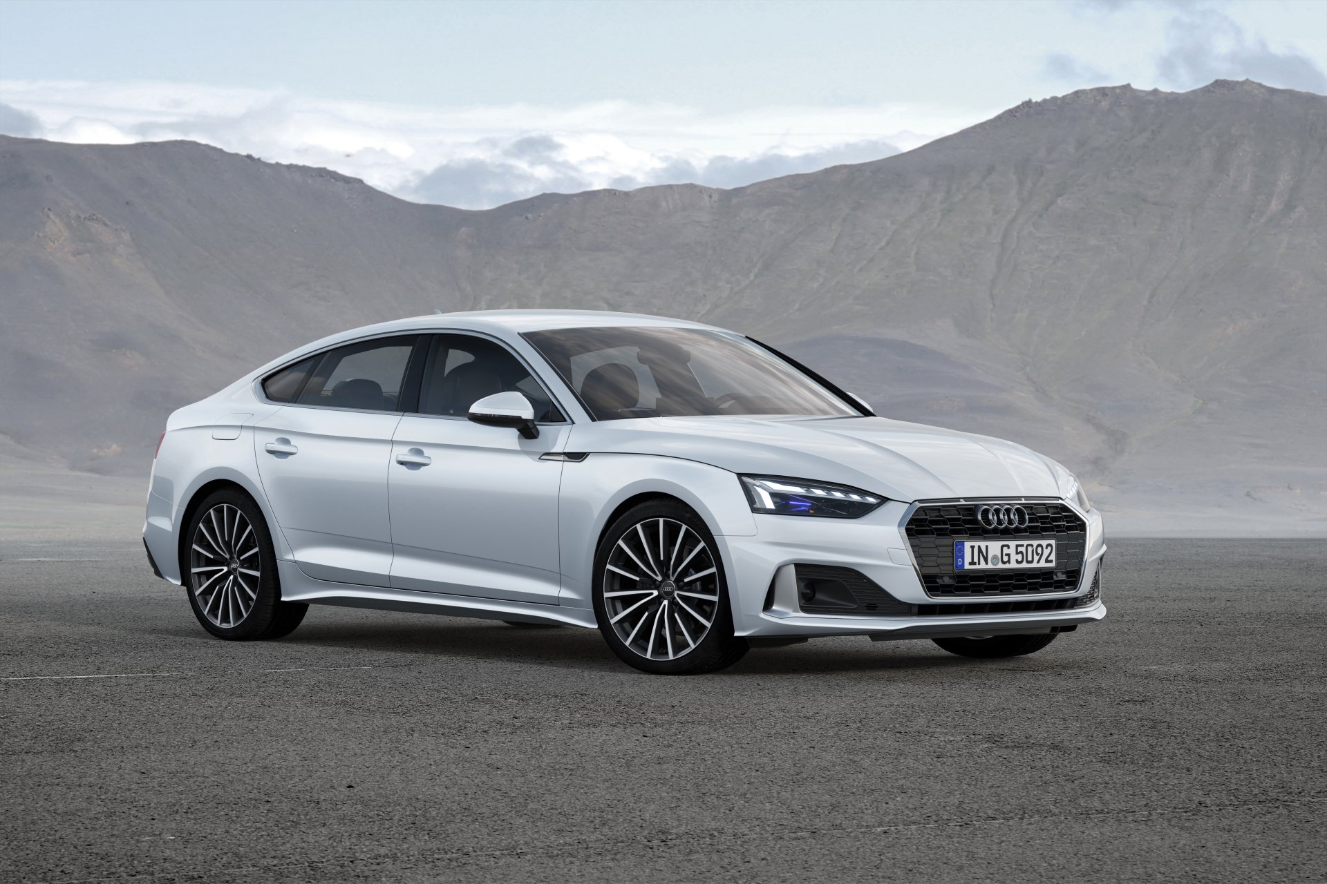 Download White Car Audi Car Vehicle Audi A5 4k Ultra HD Wallpaper