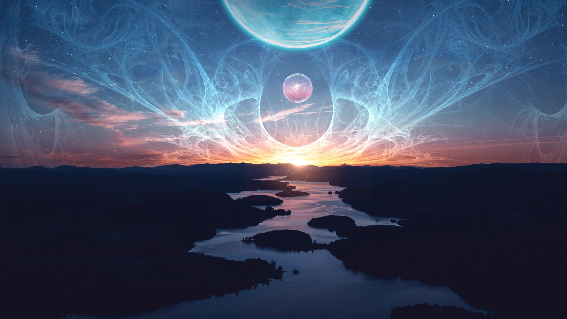 Download Sci Fi Landscape 4k Ultra HD Wallpaper