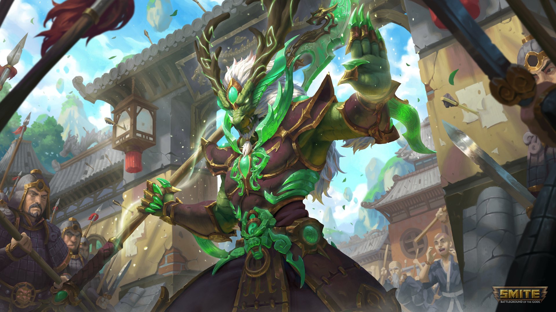 Download Set (Smite) Video Game Smite 4k Ultra HD Wallpaper