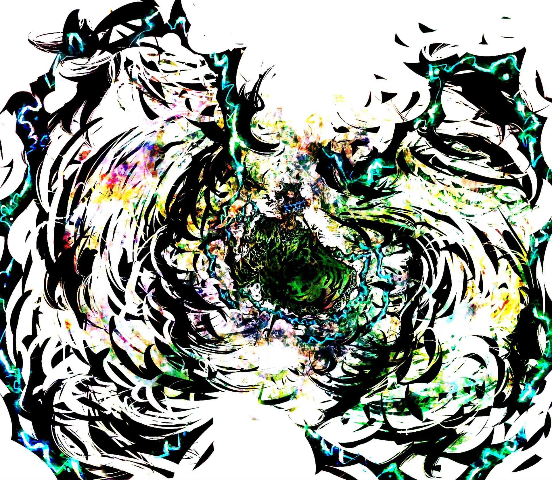 Download Utsuho Reiuji Anime Touhou HD Wallpaper by f7 (eiki)