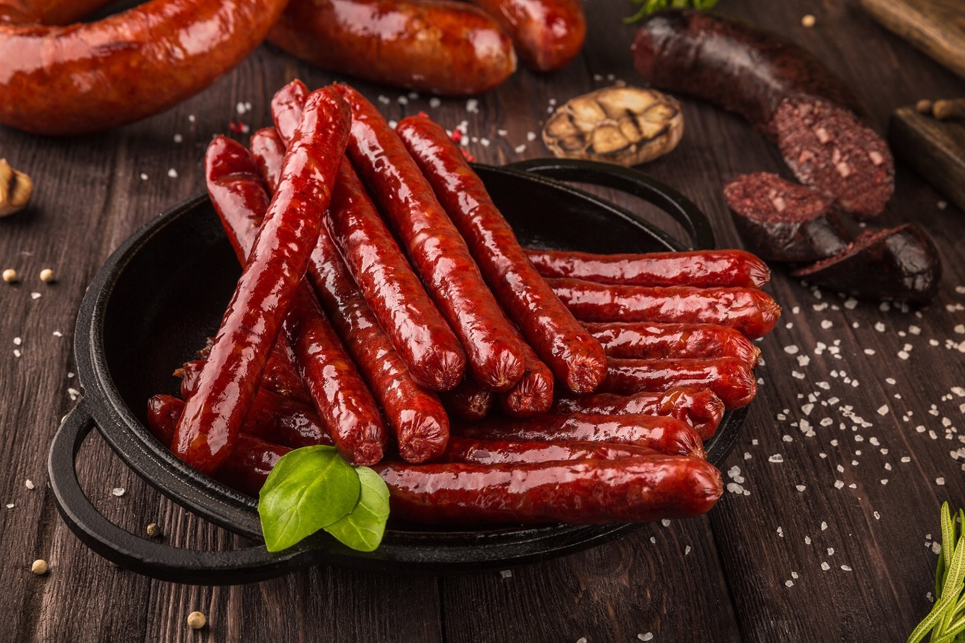 Download Still Life Sausage Food Meat HD Wallpaper