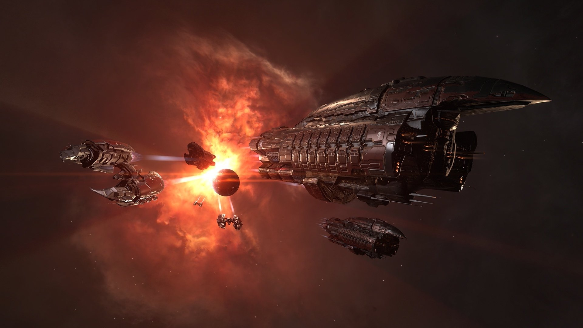 Download Spaceship Space Video Game EVE Online HD Wallpaper