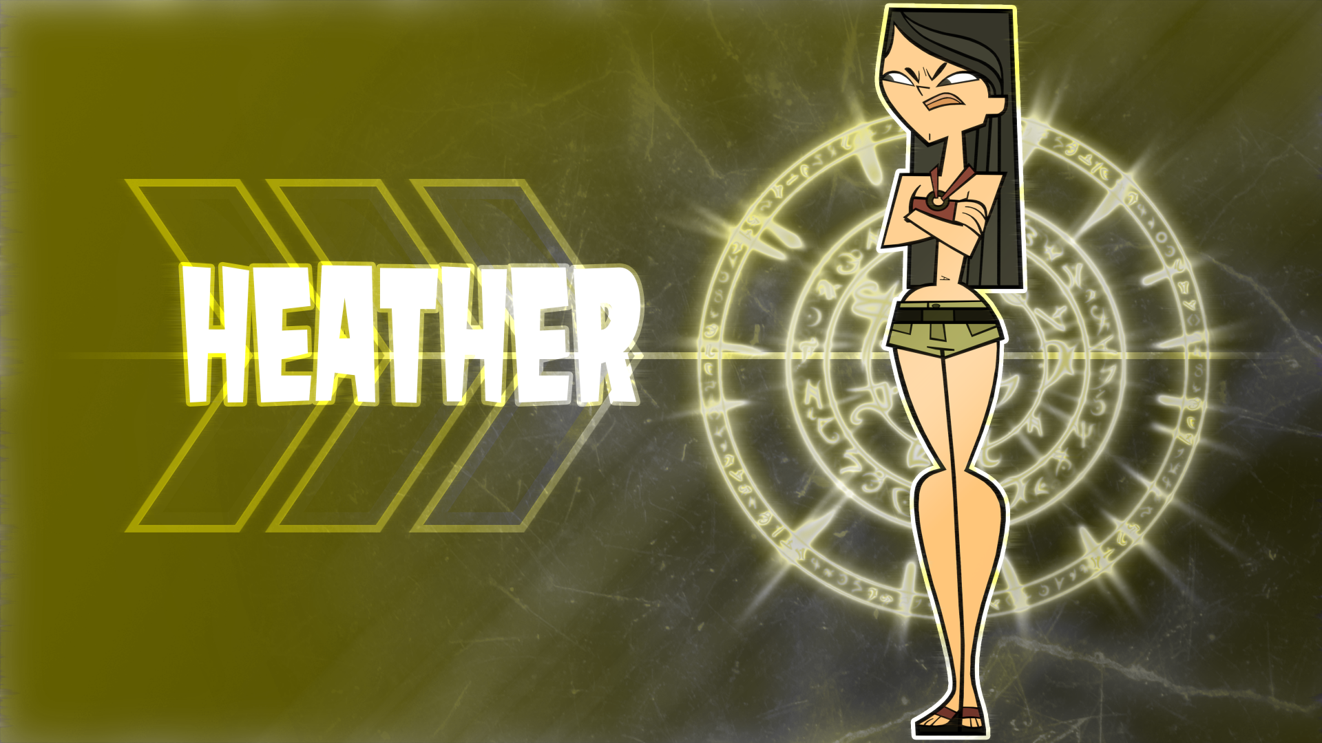 Heather (Yellow Background) by Lilothestitch