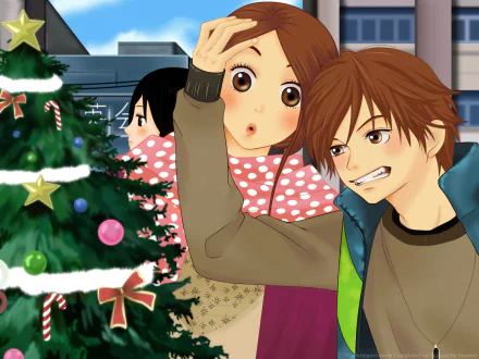 Chiharu Tanaka Risa Koizumi Atsushi Ōtani Anime Lovely Complex HD Desktop Wallpaper | Background Image
