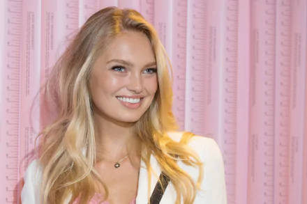 blue eyes blonde Dutch model smile woman Romee Strijd HD Desktop Wallpaper | Background Image