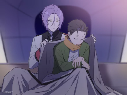 Julius Juukulius Subaru Natsuki Anime Re:Zero - Starting Life in Another World HD Desktop Wallpaper | Background Image