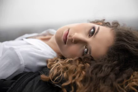 stare brunette face woman model HD Desktop Wallpaper | Background Image