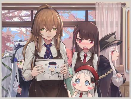 MP5 (Girls Frontline) M1903 Springfield (Girls Frontline) KSVK (Girls Frontline) WA2000 (Girls Frontline) Kar98k (Girls Frontline) Carcano 1891 (Girls Frontline) HK416 (Girls Frontline) video game Girls Frontline HD Desktop Wallpaper | Background Image