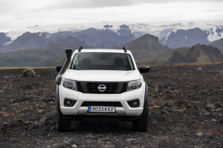 white car car Nissan vehicle Nissan Navara HD Desktop Wallpaper | Background Image