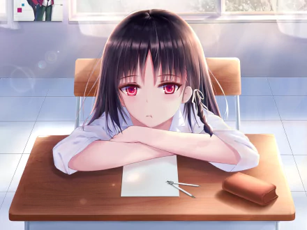 Suzune Horikita Anime Classroom of the Elite HD Desktop Wallpaper | Background Image