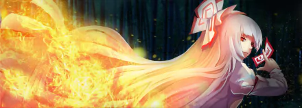 Fujiwara no Mokou Anime Touhou HD Desktop Wallpaper | Background Image