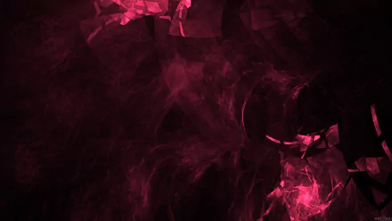 Abstract pink digital art with dynamic fractal shapes and dark background, designed as a 4K Ultra HD PC desktop wallpaper and background.