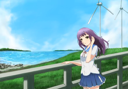 Nazuna Oikawa Anime Uchiage Hanabi, Shita kara Miru ka? Yoko kara Miru ka? HD Desktop Wallpaper | Background Image