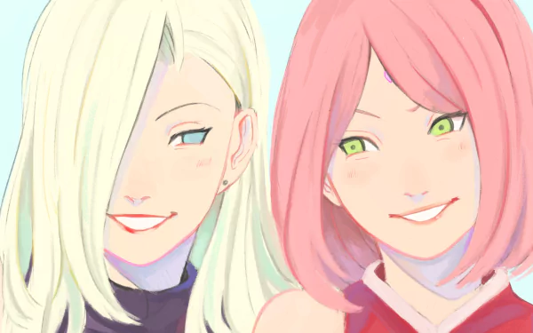 Ino Yamanaka Sakura Haruno Anime Boruto HD Desktop Wallpaper | Background Image