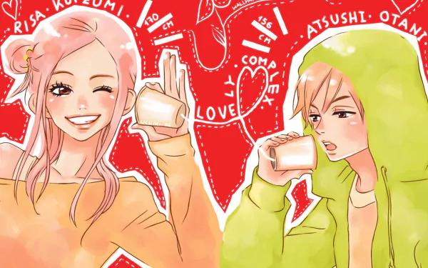 Risa Koizumi Atsushi Ōtani Anime Lovely Complex HD Desktop Wallpaper | Background Image