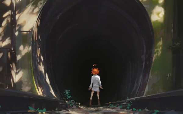 skirt Emma (The Promised Neverland) Anime The Promised Neverland HD Desktop Wallpaper | Background Image