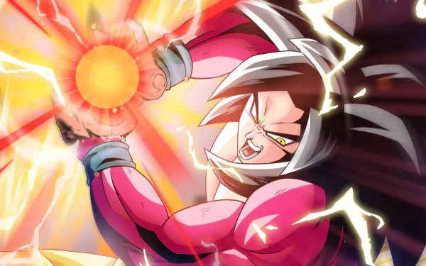Super Saiyan 4 Goku Anime Dragon Ball GT HD Desktop Wallpaper | Background Image