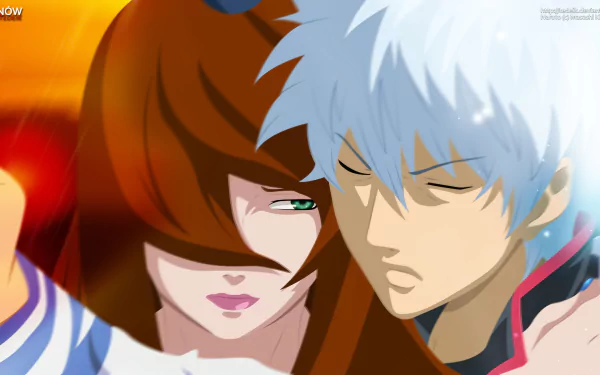 Gintoki Sakata Gintama Meï Terumî Naruto Anime crossover HD Desktop Wallpaper | Background Image